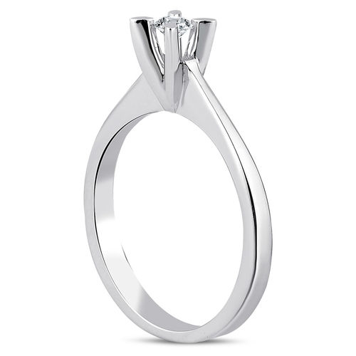 Pırlanta Merkezim - 0.12 ct. Pırlanta Tektaş Yüzük (1)