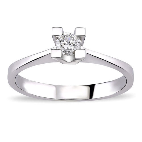 Pırlanta Merkezim - 0.15 ct. Pırlanta Tektaş Yüzük (1)