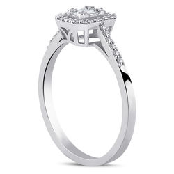 Pırlanta Merkezim - 0.21 ct. Pırlanta Baget Yüzük (1)
