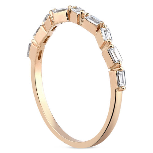 Pırlanta Merkezim - 0.23 ct. Pırlanta Baget Yüzük (1)