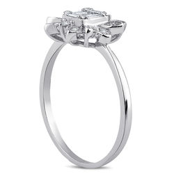 0.25 ct. Pırlanta Baget Yüzük - Thumbnail