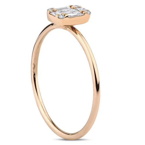 Pırlanta Merkezim - 0.25 ct. Pırlanta Baget Yüzük (1)