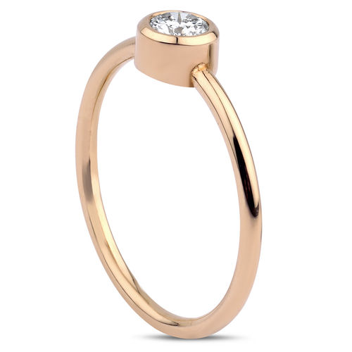 Pırlanta Merkezim - 0.25 ct. Pırlanta Tektaş Yüzük (1)