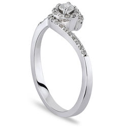 0.28 ct. Pırlanta Tektaş Yüzük - 1