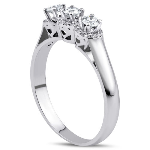 Pırlanta Merkezim - 0.32 ct. Pırlanta Tria Yüzük (1)