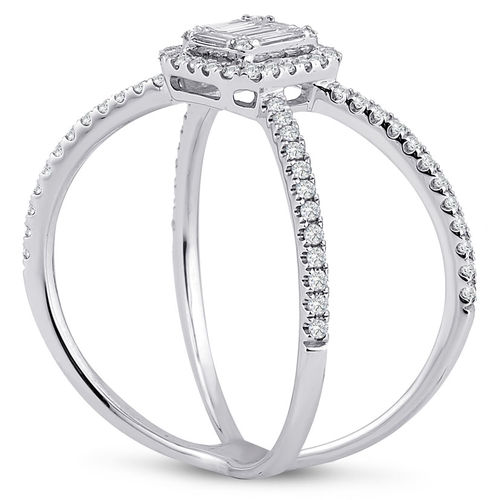 Pırlanta Merkezim - 0.34 ct. Pırlanta Baget Yüzük (1)