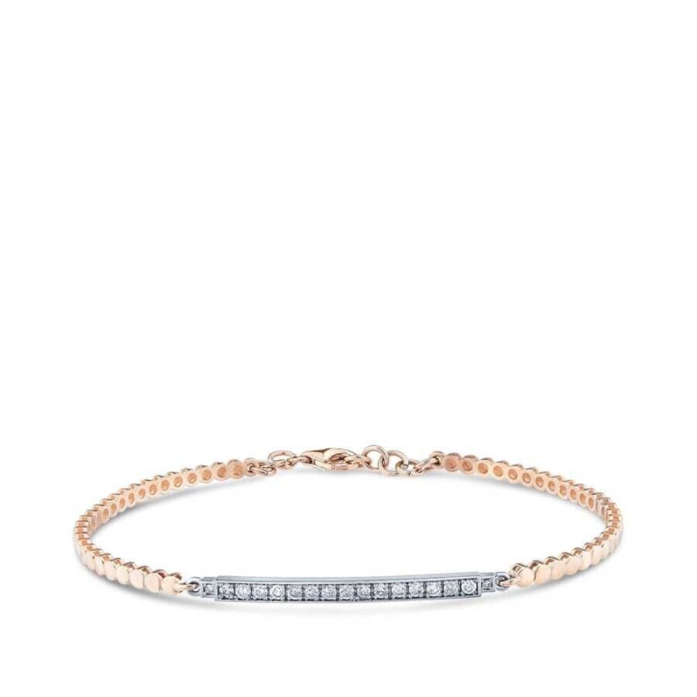 0.34 Karat Pırlanta Rose Kelepçe