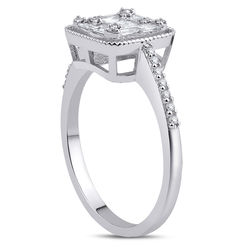 Pırlanta Merkezim - 0.35 ct. Pırlanta Baget Yüzük (1)