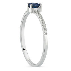 Pırlanta Merkezim - 0.35 ct. Pırlanta Safir Yüzük (1)