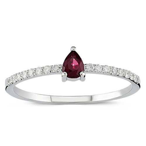 Pırlanta Merkezim - 0.35 ct. Pırlanta Yakut Yüzük (1)