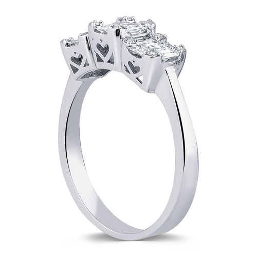 Pırlanta Merkezim - 0.41 ct. Pırlanta Baget Yüzük (1)