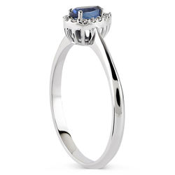 Pırlanta Merkezim - 0.41 ct. Pırlanta Safir Yüzük (1)