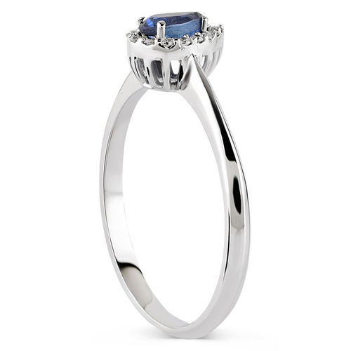 Pırlanta Merkezim - 0.41 ct. Pırlanta Safir Yüzük (1)