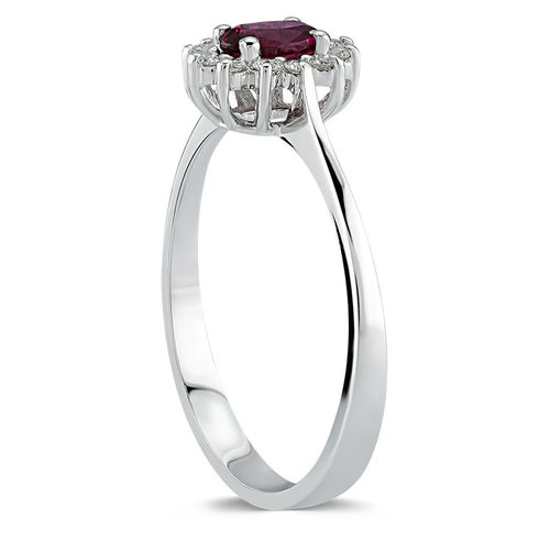 Pırlanta Merkezim - 0.43 ct. Pırlanta Yakut Yüzük (1)
