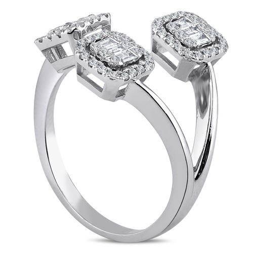 Pırlanta Merkezim - 0.45 ct. Pırlanta Baget Yüzük (1)