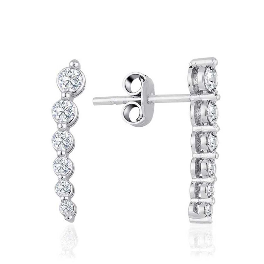 0.46 Karat Pırlanta Trend Küpe