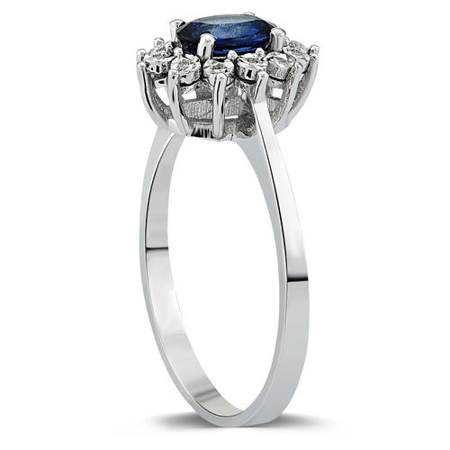Pırlanta Merkezim - 0.61 ct. Pırlanta Safir Yüzük (1)