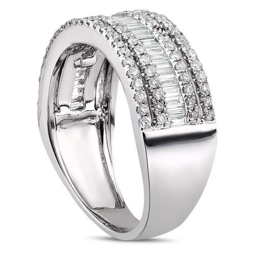 Pırlanta Merkezim - 0.80 ct. Pırlanta Baget Yüzük (1)