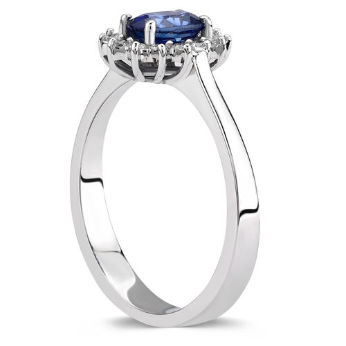 Pırlanta Merkezim - 0.80 ct. Pırlanta Safir Yüzük (1)