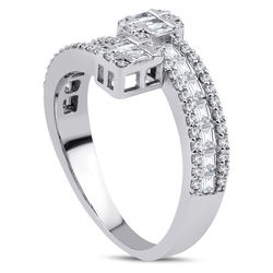 0.90 ct. Pırlanta Baget Yüzük - Thumbnail