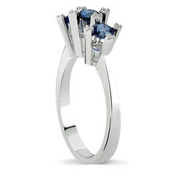 Pırlanta Merkezim - 0.95 ct. Pırlanta Safir Tria Yüzük (1)