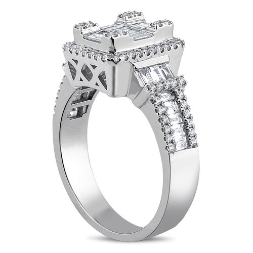 Pırlanta Merkezim - 1.02 ct. Pırlanta Baget Yüzük (1)