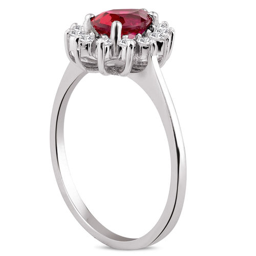Pırlanta Merkezim - 1.05 ct. Pırlanta Yakut Yüzük (1)