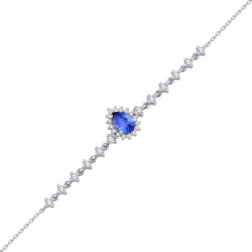 Pırlanta Merkezim - 1.25 ct. Pırlanta Safir Bileklik (1)