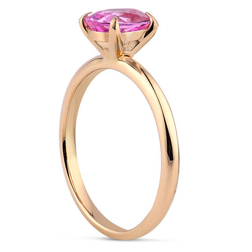 Pırlanta Merkezim - 1.34 ct. Pink Topaz Yüzük (1)