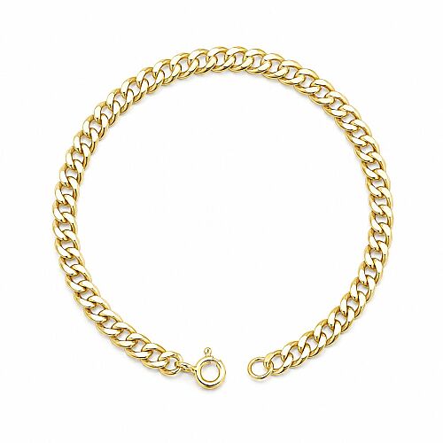 14 Ayar 4 mm Gurmet Altın Bileklik 18,5 cm - SembolGold