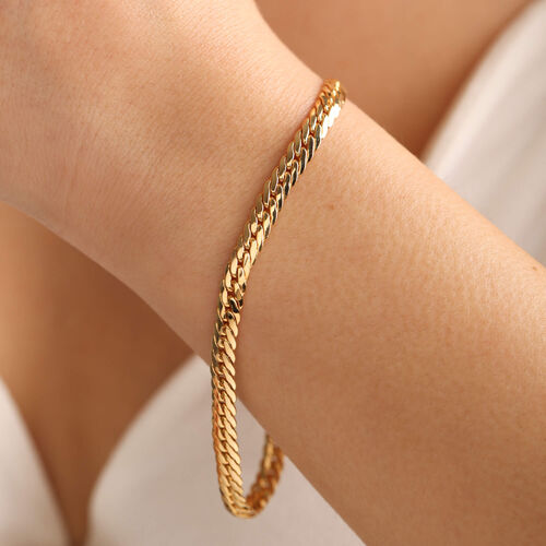 SembolGold - 14 Ayar Altın Gurmet Bileklik 5mm (1)