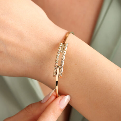 14 Ayar Altın Kaburga Kelepçe Burgu Form - SembolGold