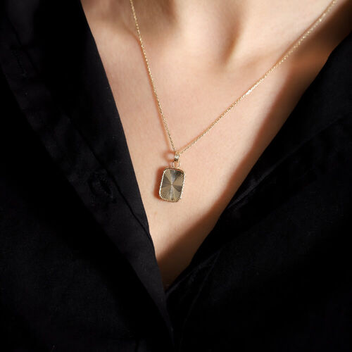 14 Ayar Altın Kolye Kare - SembolGold