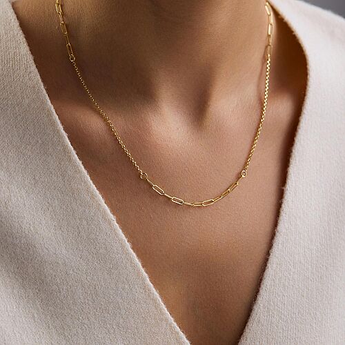 14 Ayar Ataç Altın Kolye 50 cm 2.05 Gram - SembolGold