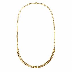 14 Ayar Ataç Gurmet Altın Zincir 50 cm - SembolGold