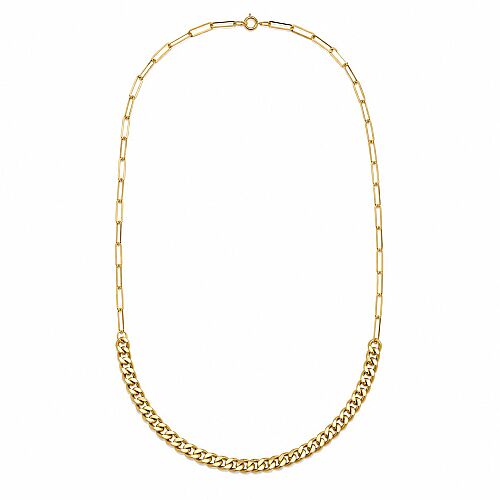 14 Ayar Ataç Gurmet Altın Zincir 50 cm - SembolGold