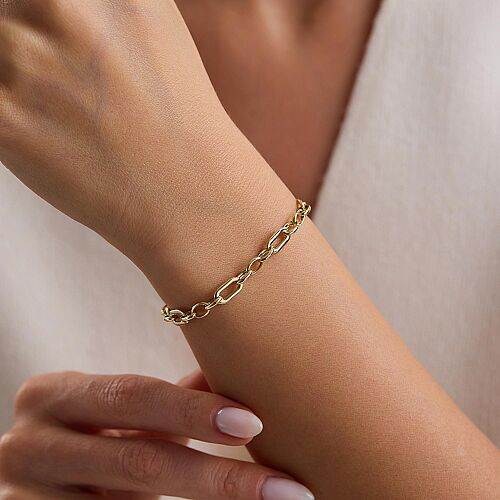 14 Ayar Ataç Zincir Altın Bileklik 1,80 Gram 18 cm - SembolGold