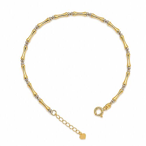 14 Ayar Bambu Altın Bileklik 1,05 Gram 17+2 cm - SembolGold