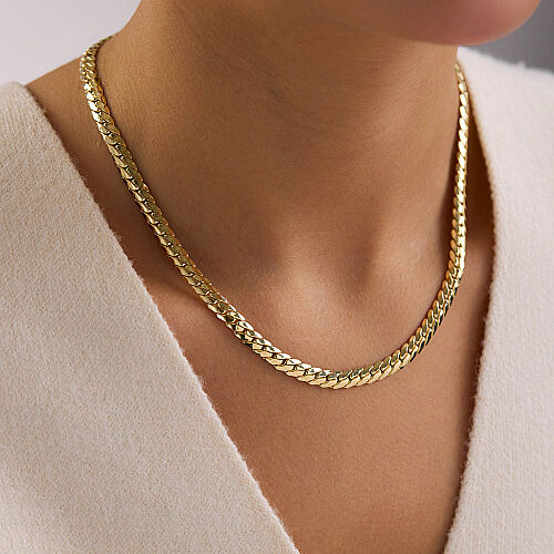 14 Ayar Cuban Gurmet Altın Kolye 5.50 Gram 50 cm 6 mm - SembolGold