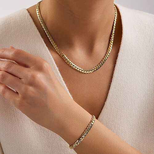 14 Ayar Cuban Gurmet Altın Set 7.70 Gram 6 mm - SembolGold