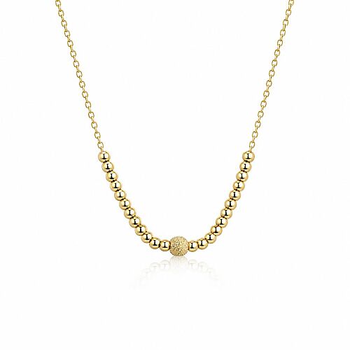 14 Ayar Dorika Toplu Altın Kolye 42+3 cm - SembolGold
