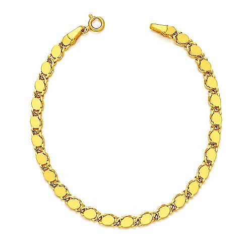 14 Ayar Halep Pullu Altın Bileklik 1,80 Gram 17 cm - SembolGold