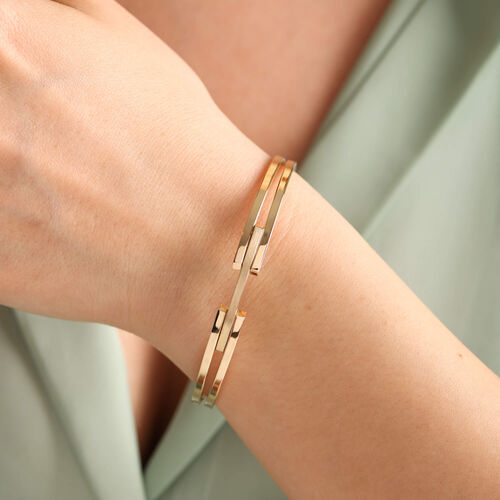 14 Ayar Kaburga Kelepçe Çift Kol - SembolGold