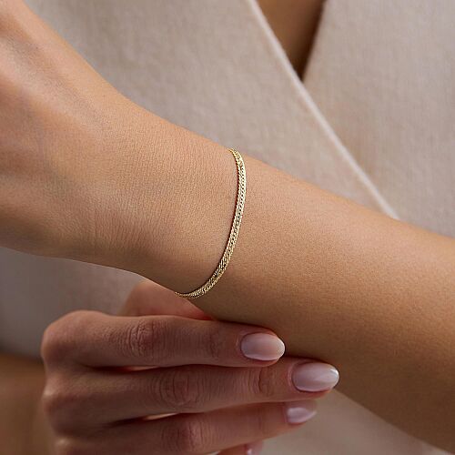 14 Ayar Serengeti Altın Bileklik 1.80 Gram 18 cm - SembolGold