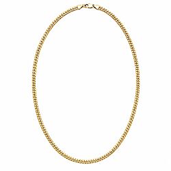 14 Ayar Sıkı Gurmet Altın Zincir 4 mm 60 cm - SembolGold