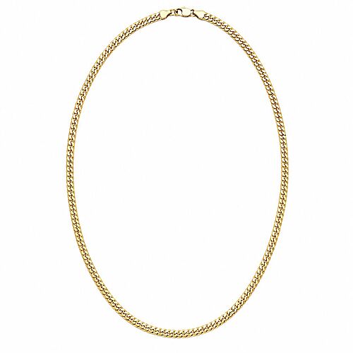 14 Ayar Sıkı Gurmet Altın Zincir 4 mm 60 cm - SembolGold