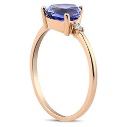 Pırlanta Merkezim - 1.46 ct. Pırlanta Safir Yüzük (1)