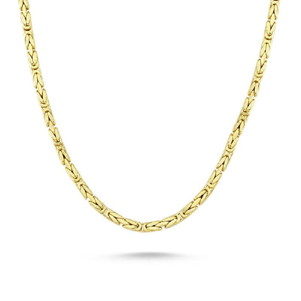 14K Altın Kral Zincir 50 cm