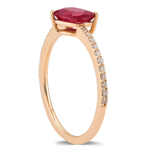 Pırlanta Merkezim - 1.79 ct. Pırlanta Yakut Yüzük (1)