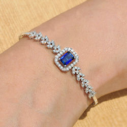 Pırlanta Merkezim - 1.88 ct. Pırlanta Safir Bileklik (1)